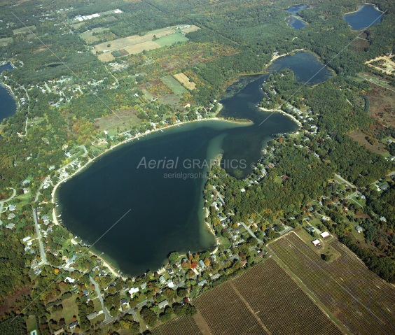 Crooked  Lake in Kalamazoo County, Michigan